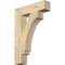 Ekena Millwork Imperial Block Rough Sawn Bracket, Douglas Fir, 4"W x 18"D x 26"H BKT04X18X26IMP05RDF - alternate 1